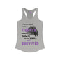 I Never Asked to be a Fighter Women's Ideal Racerback Tank