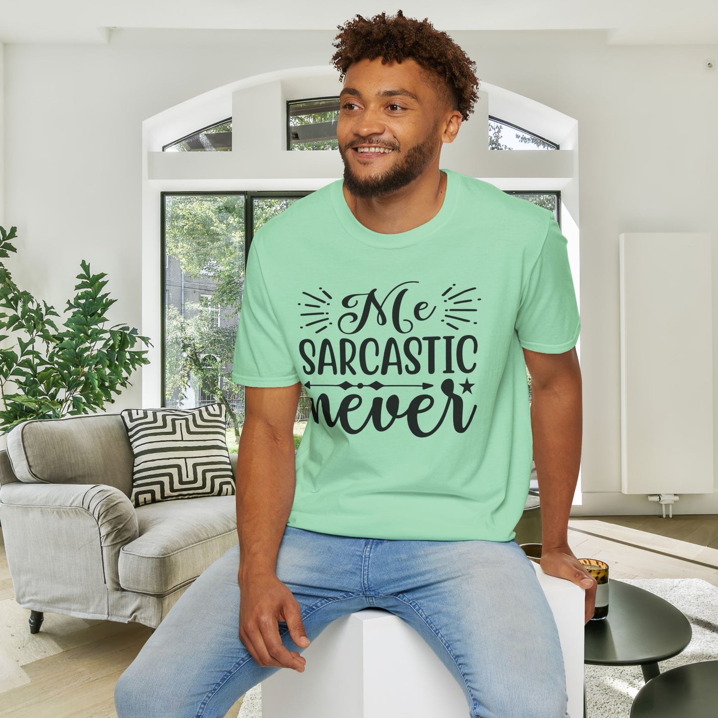 Me Sarcastic Never Adult T-shirt