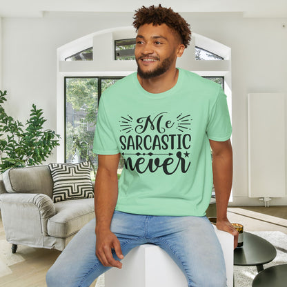 Me Sarcastic Never Adult T-shirt