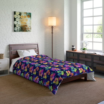 Watercolor Flowers Comforter