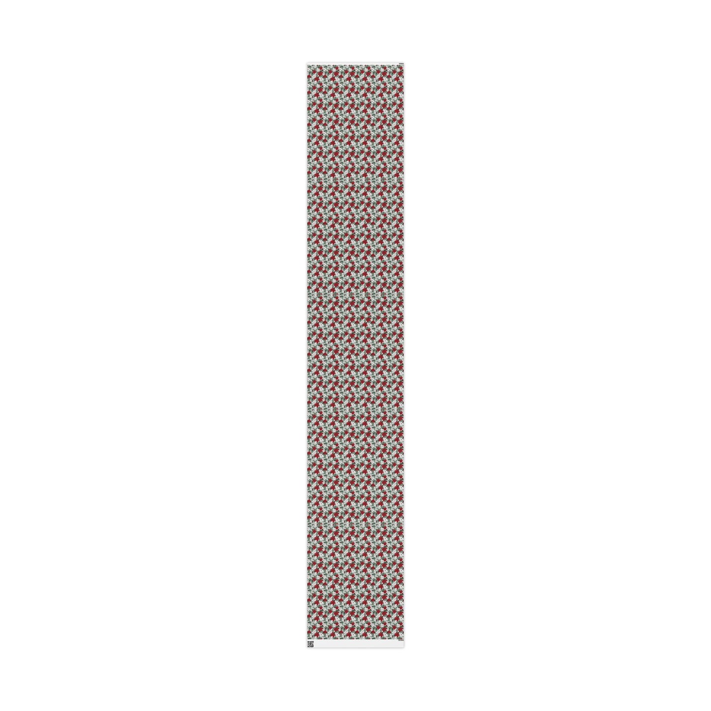 Winter Poinsettia Garden Wrapping Paper
