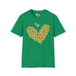 Sunflower Heart & Butterflies Adult T-shirt