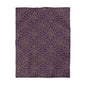 Golden Amethyst Radiance Mandala Microfiber Duvet Cover