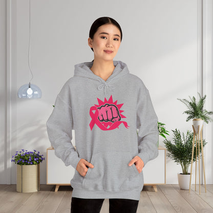 Breast Cancer Warrior Punch Adult Heavy Blend™ Hoodie