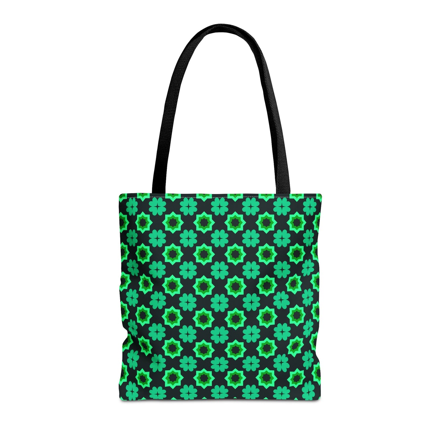 Clover Bloom Burst Canvas Tote Bag