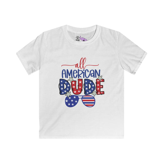 All-American Dude Youth Softstyle Tee
