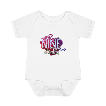 Stardust Baby Milestone Bodysuit-Nine Months