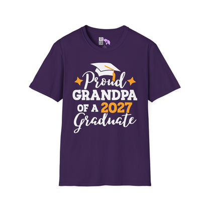 Proud Grandpa of a 2027 Graduate Adult T-shirt