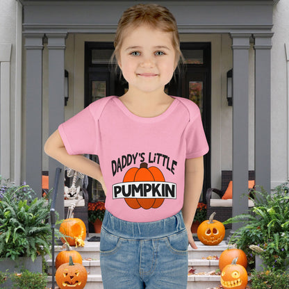 Daddy's Little Pumpkin Infant Baby Rib Bodysuit
