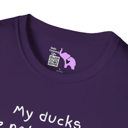 My Ducks Are Not In a Row Adult T-shirt