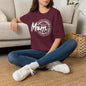 Crazy Proud Always Loud Volleyball Mom Adult T-shirt