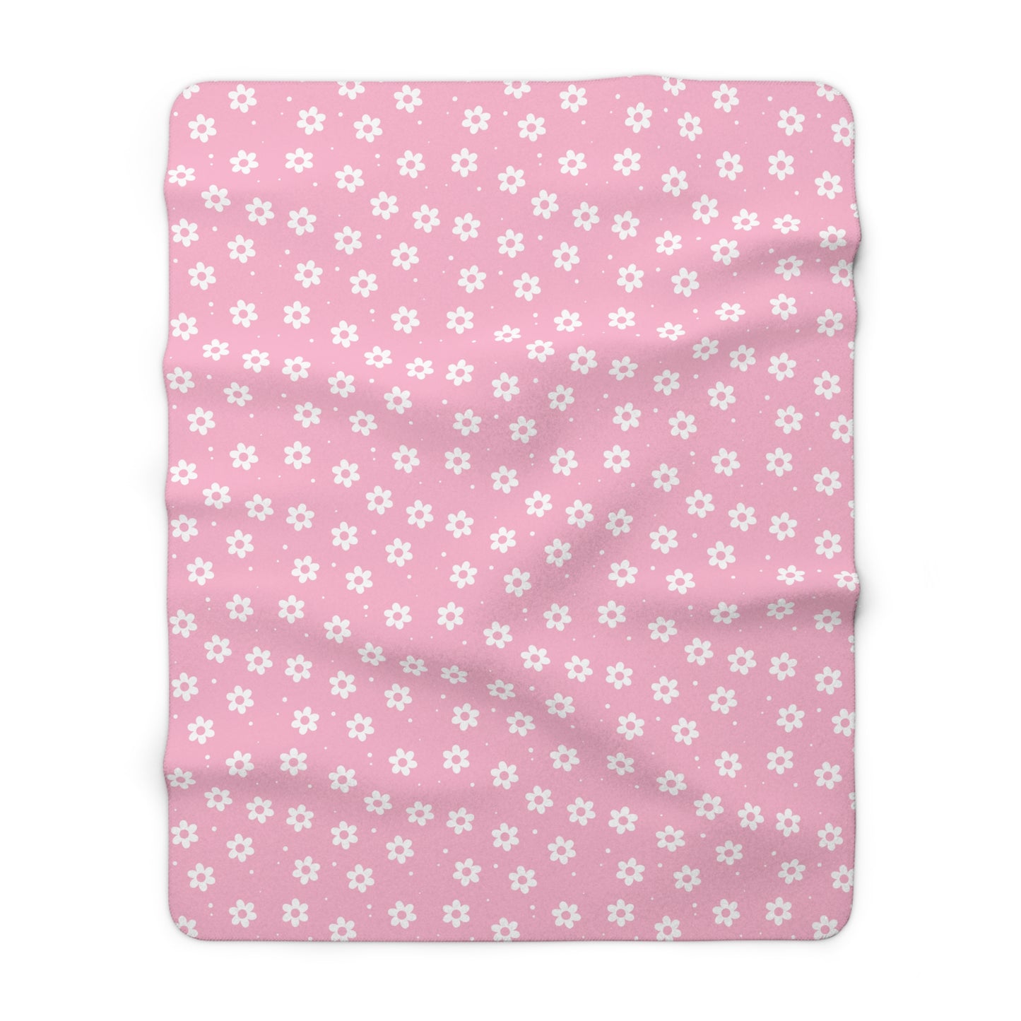 Pretty Petals & Dots Fleece Blanket