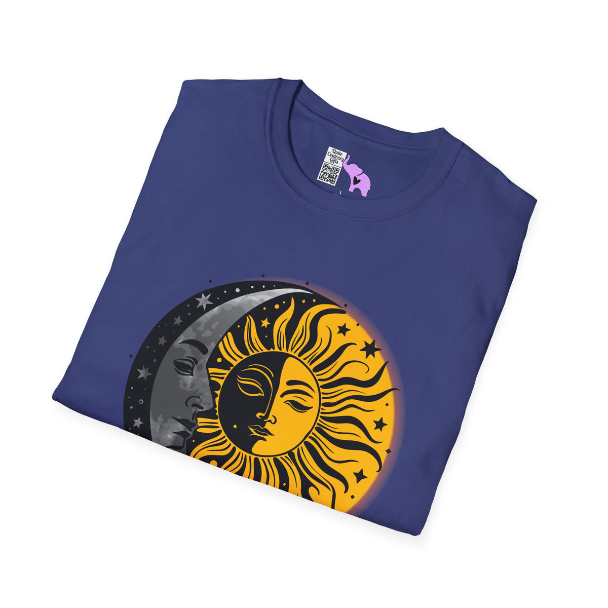 Sun Moon Stars Adult T-shirt