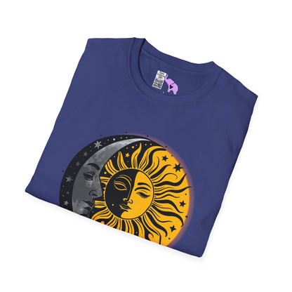 Sun Moon Stars Adult T-shirt