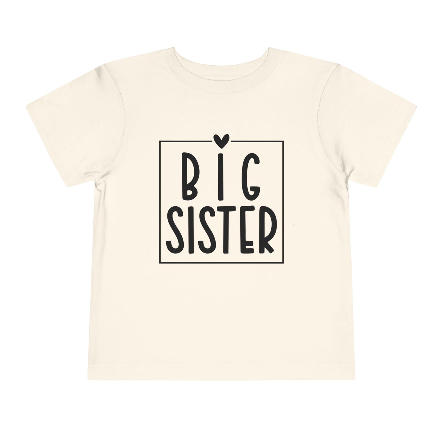 Big Sister (Heart/Box) Toddler Tee