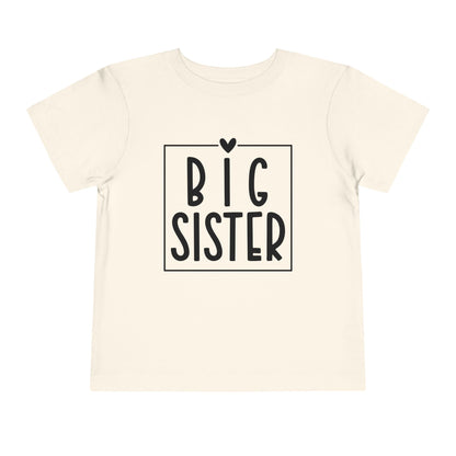 Big Sister (Heart/Box) Toddler Tee