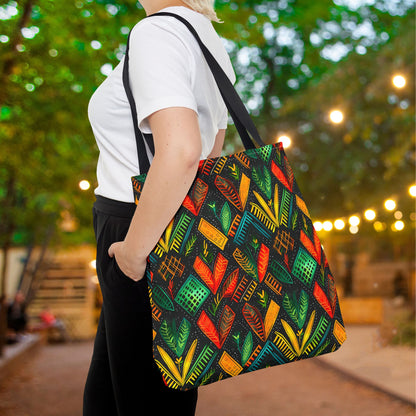 Kujichagulia Waves Canvas Tote Bag