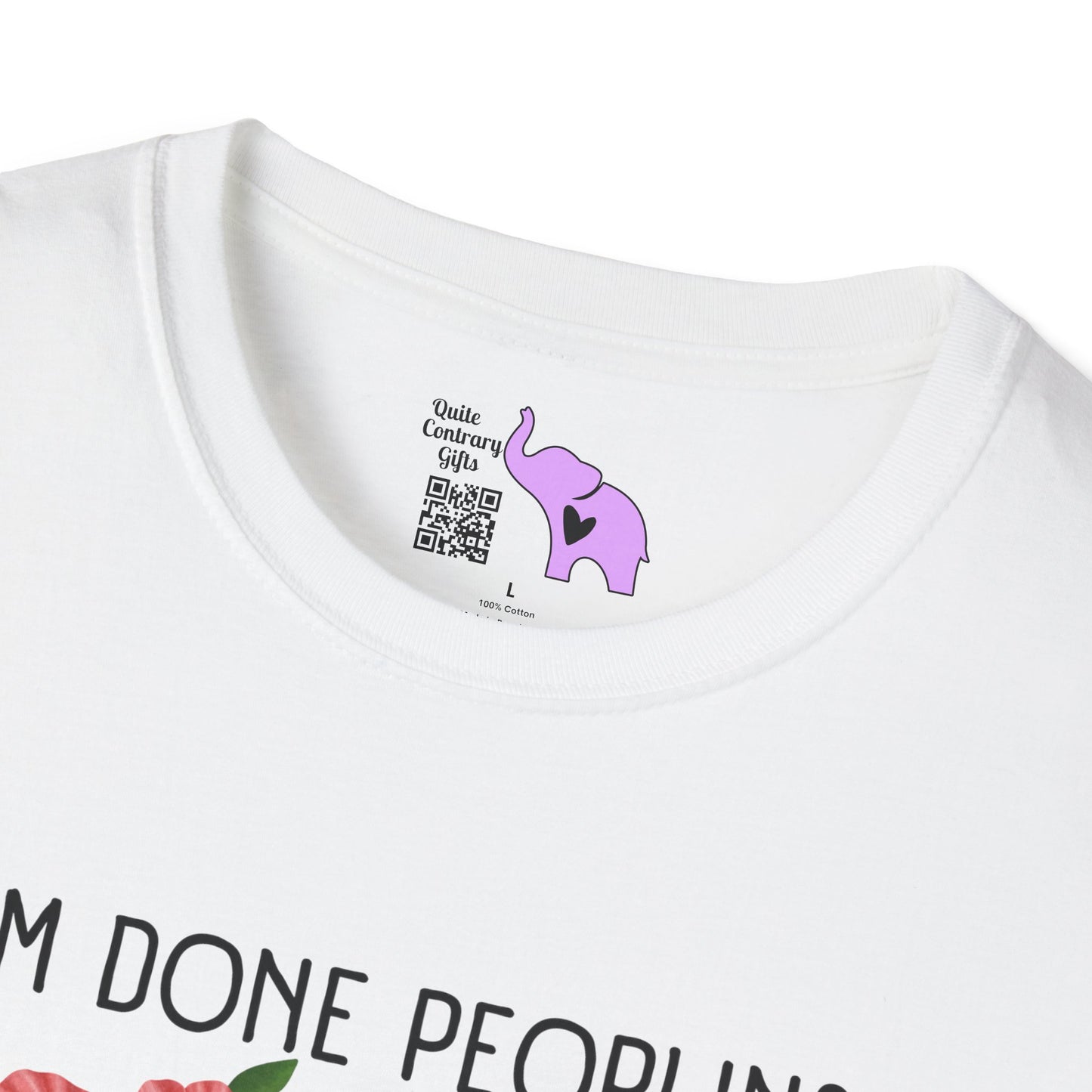 I'm Done Peopling Where Are My Books Adult T-shirt