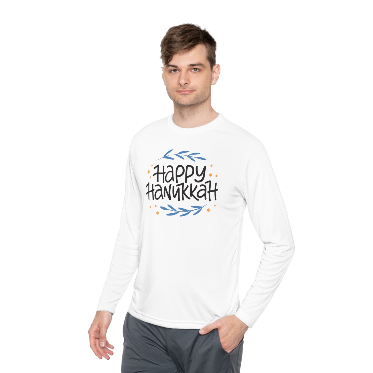 Happy Hanukkah 2 Adult Long Sleeve Tee