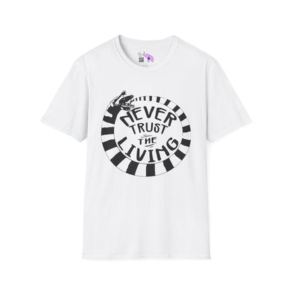 Never Trust The Living Beetlejuice Adult T-shirt
