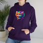 Cute Colorful Kitten Heavy Blend™ Hooded Sweatshirt