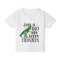 Just A Boy Who Loves Dinosaurs Heavy Cotton™ Toddler T-shirt