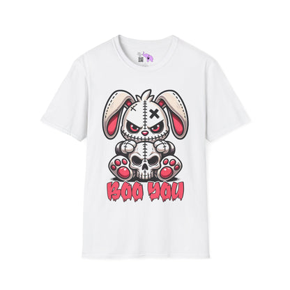 Boo You (Voodoo Bunny/Skull) Adult T-shirt
