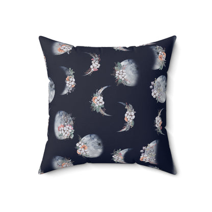 Lunar Garden Throw Pillow