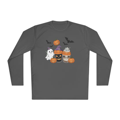 Spooky Latte Adult Long Sleeve Tee