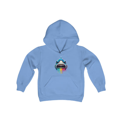 Colorful Shark Youth Hoodie