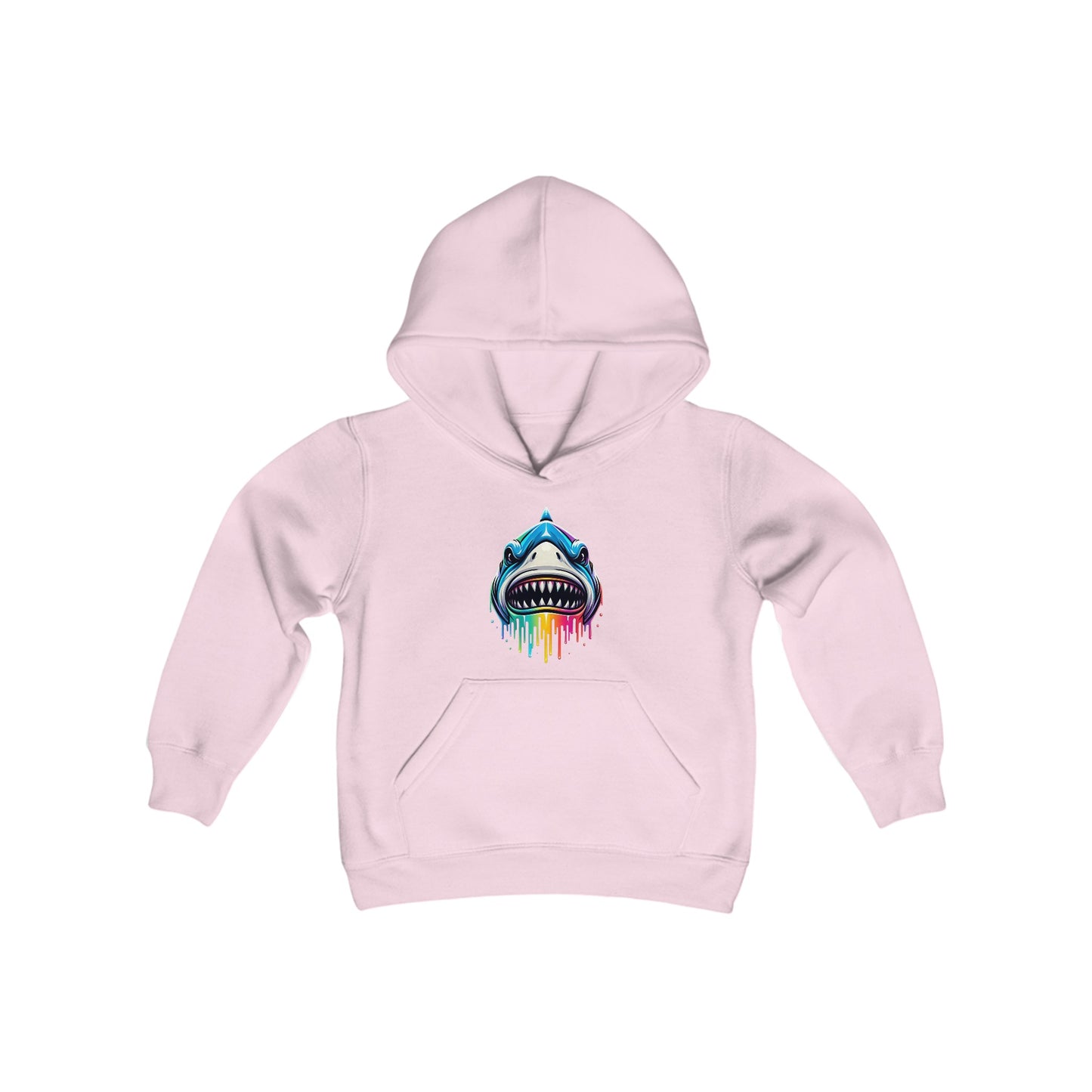 Colorful Shark Youth Hoodie