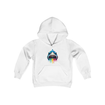 Colorful Shark Youth Hoodie