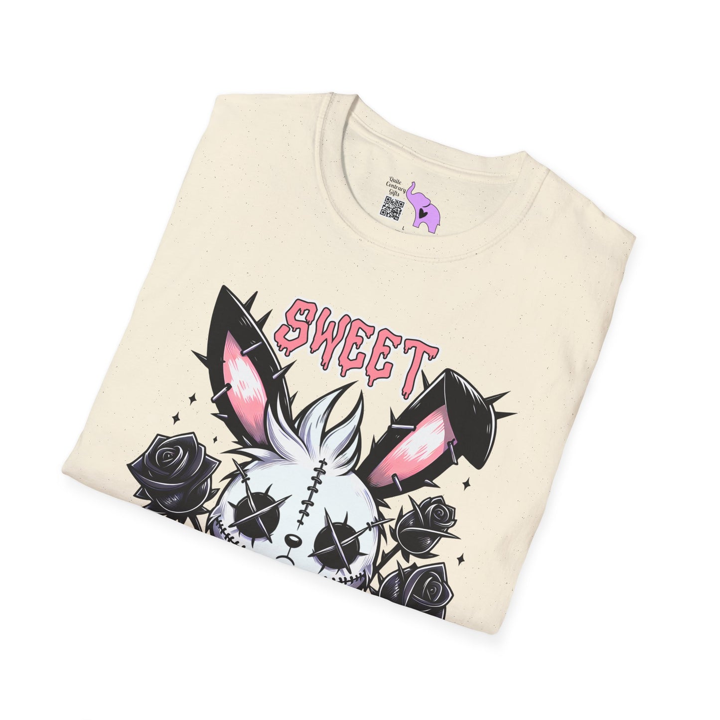 Sweet & Spooky Voodoo Bunny Adult T-shirt