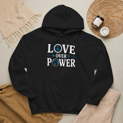 ""When the Power of Love Overcomes the Love of Power, the World Will Know Peace Heavy Blend™ Hooded Sweatshirt