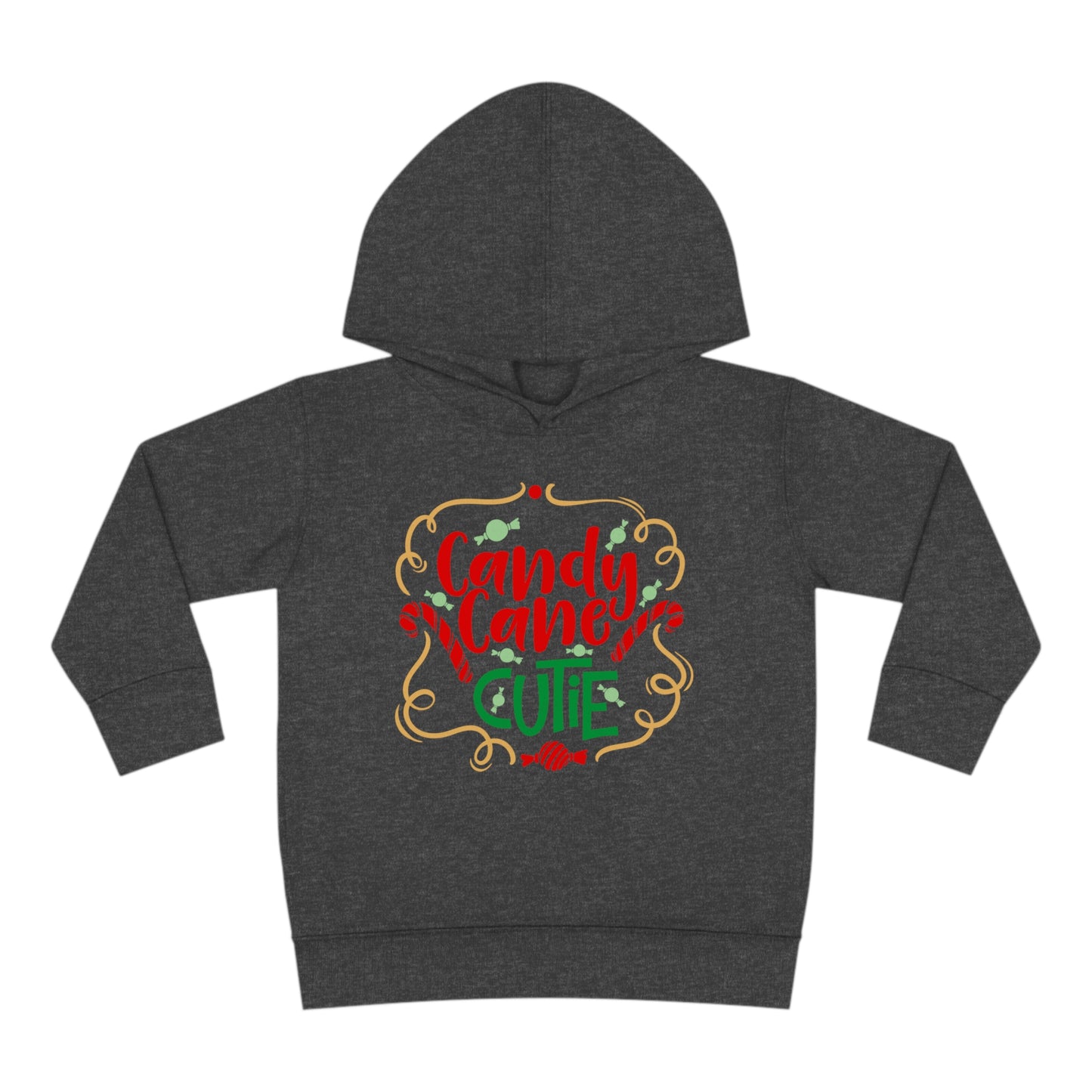 Candy Cane Cutie Toddler Pullover Fleece Hoodie