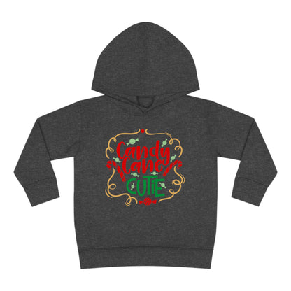 Candy Cane Cutie Toddler Pullover Fleece Hoodie