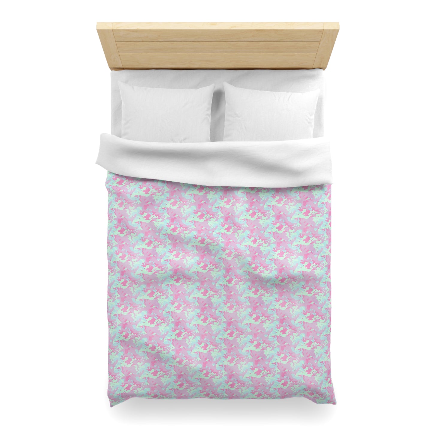 Berry Sorbet Camo Microfiber Duvet Cover