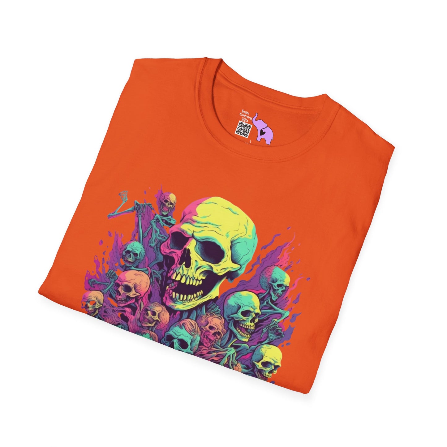 Skeleton Gathering Adult T-shirt