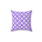 Purple Prism Garden Throw Pillow