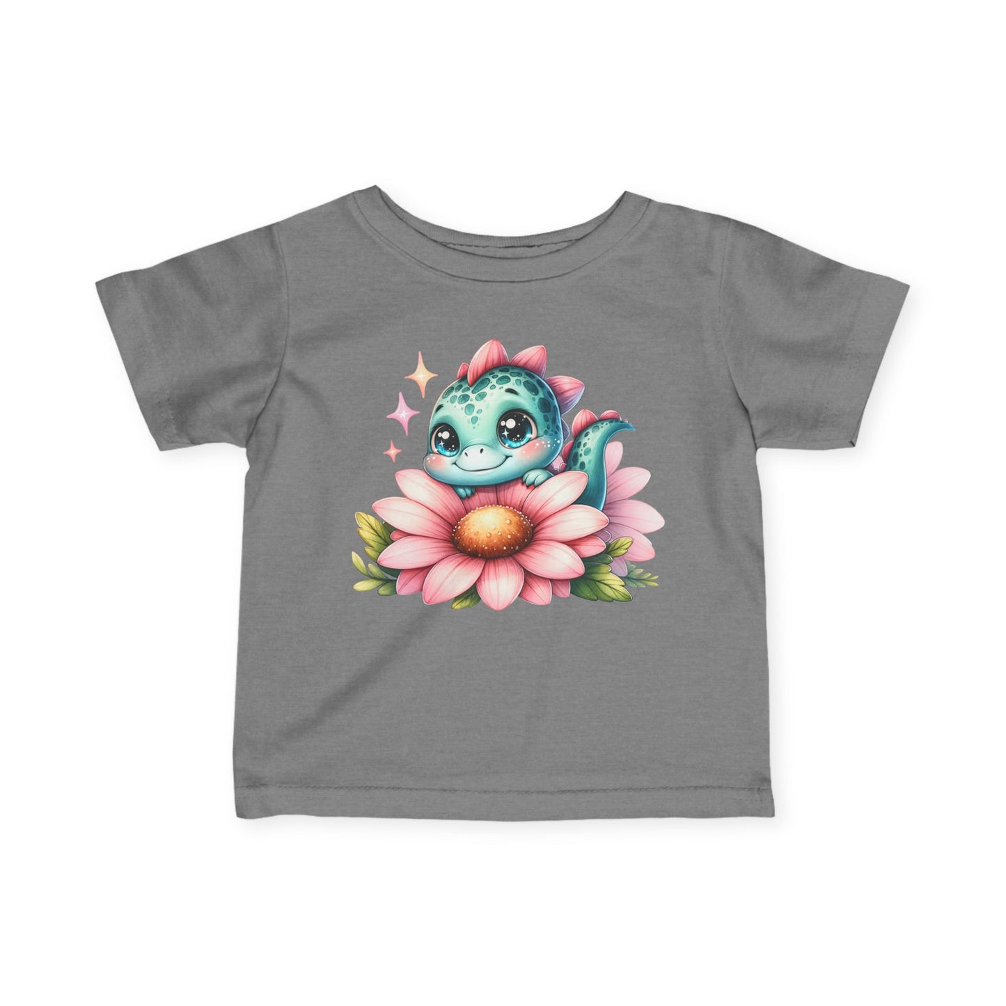 ""Dinosaur Flower Infant Soft T-Shirt