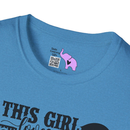 This Girl Loves Country Music Adult T-shirt