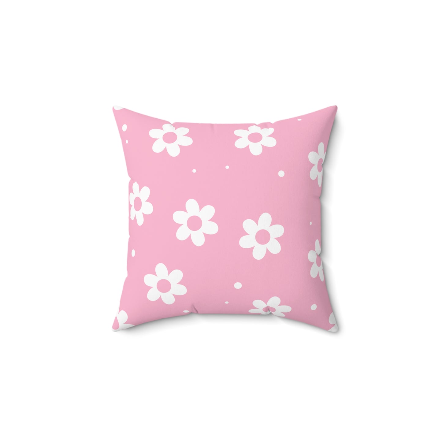 Pretty Petals & Dots Throw Pillow