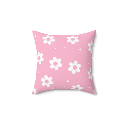 Pretty Petals & Dots Throw Pillow