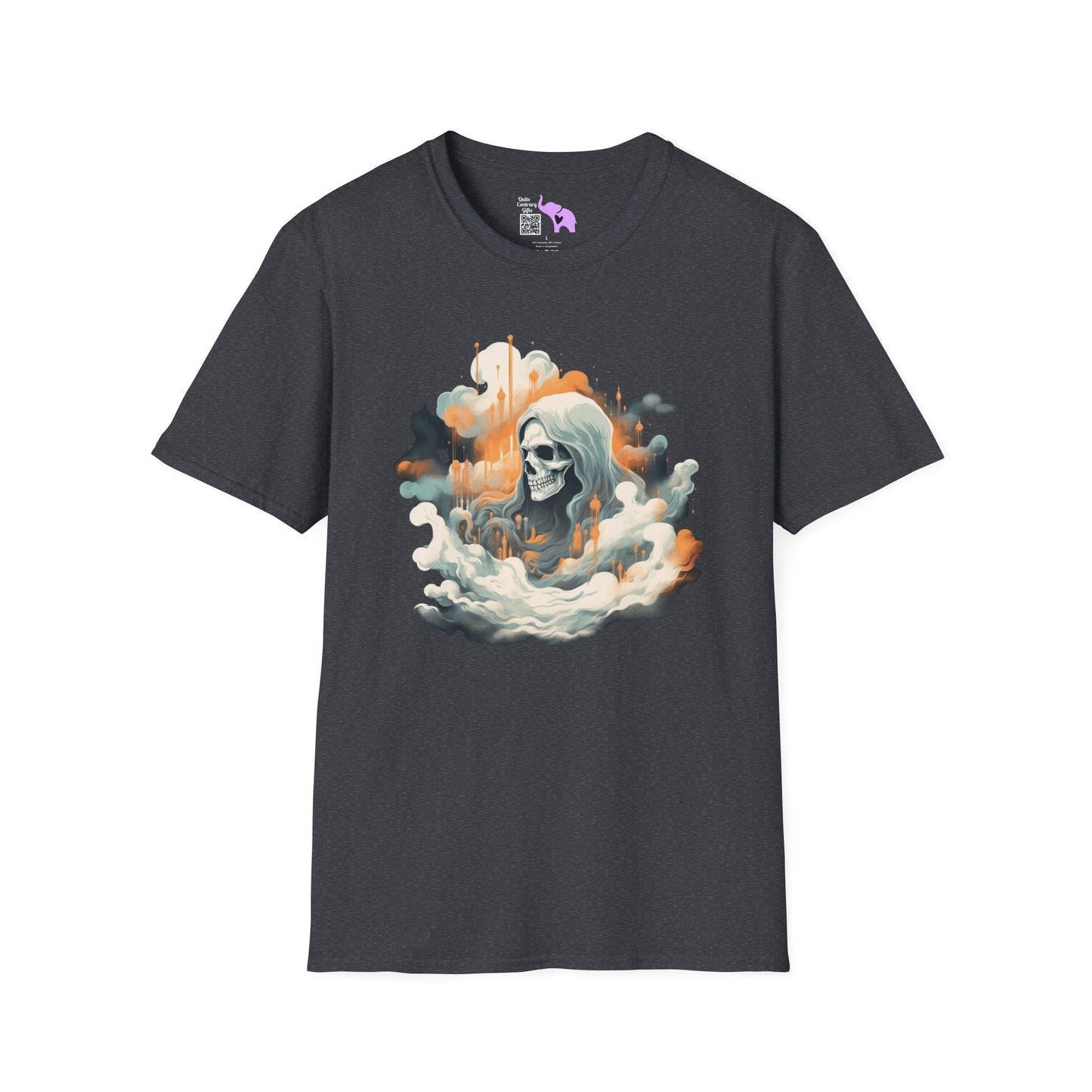 Creepy Ghost 11 Adult T-shirt