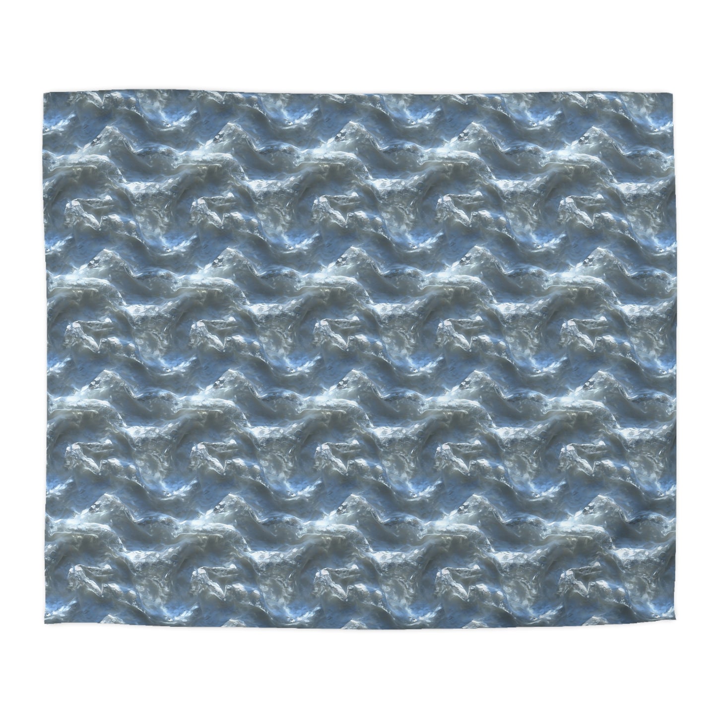 Snowdrift Sheer & Lace Microfiber Duvet Cover
