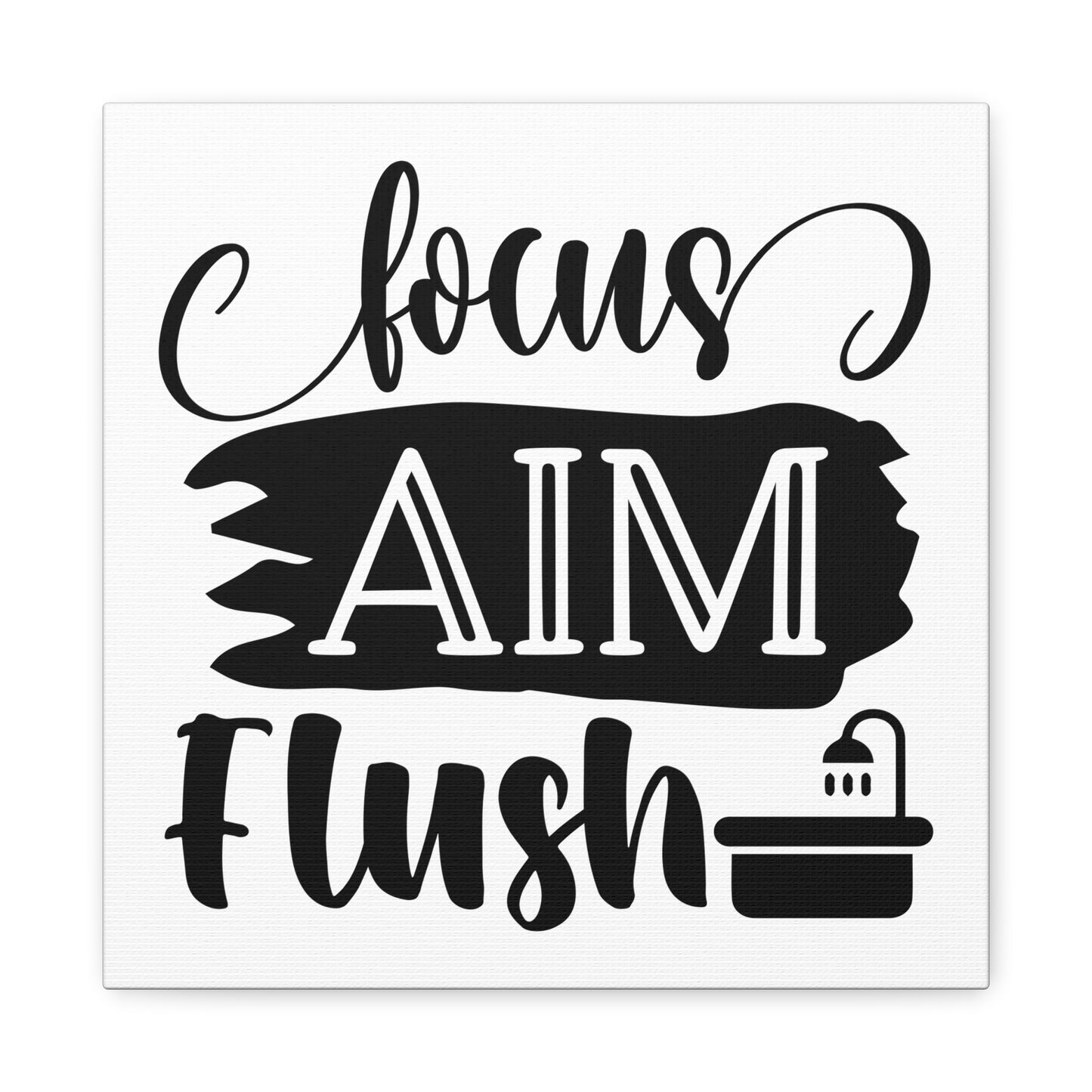 Focus Aim Flush 2 Canvas Art