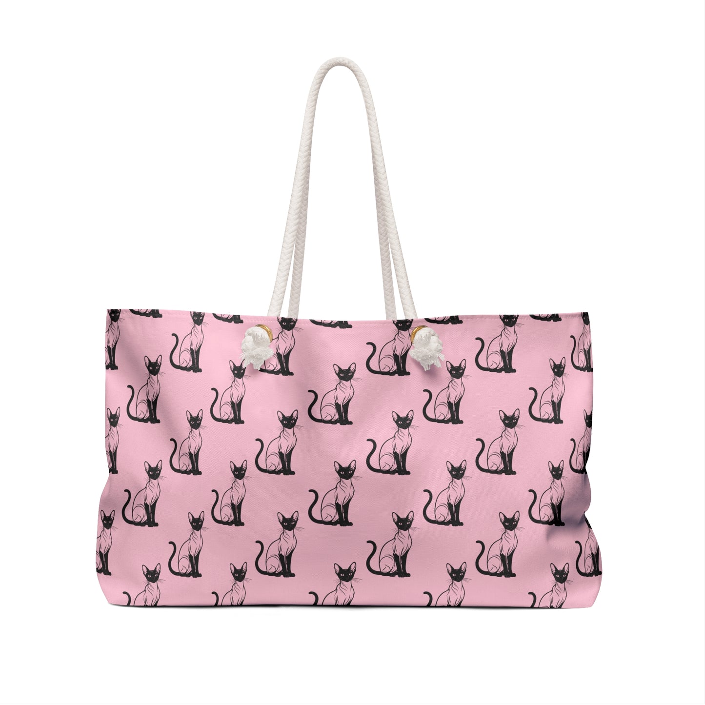 Siamese Charm – Pink Whisper Weekender Bag