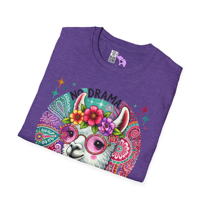 No Drama Just Llama Adult T-shirt
