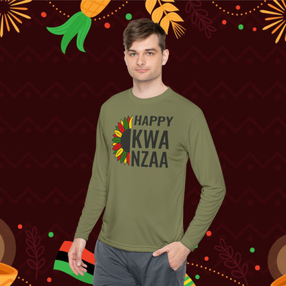 Happy Kwanzaa (Sunflower) Adult Long Sleeve Tee