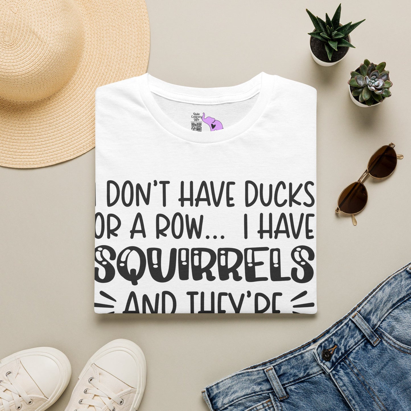 I Don't Have Ducks or a Row... Adult T-shirt